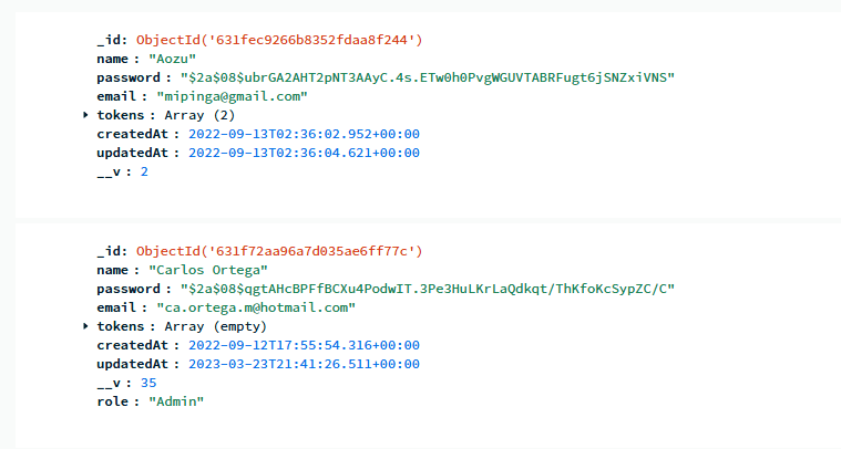 Encrypted passwords at rest